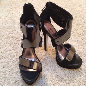 bebe Nikita Black Heels