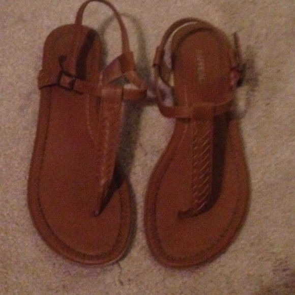 Casual cute brown sandals