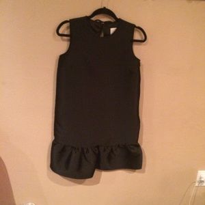 Drop waist silk mini