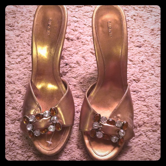 Gold heels