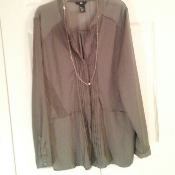 Gray blouse