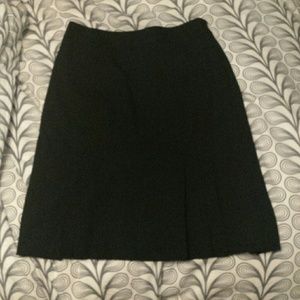 Pleated Pencil Skirt