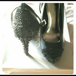 Bakers Studded Platform Heels