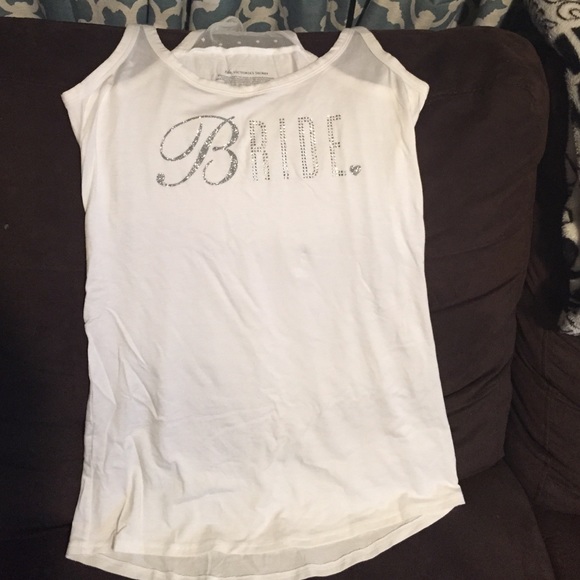 Bride tank top