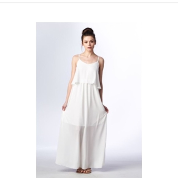 1 Tier Top maxi dress