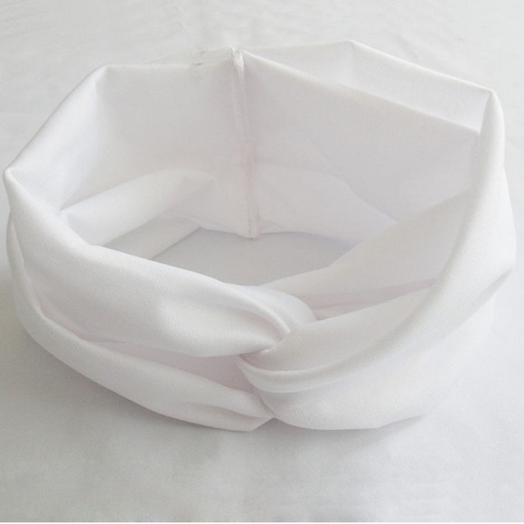 2/$20 • Twisted Knot Headwrap in White - Picture 3 of 4