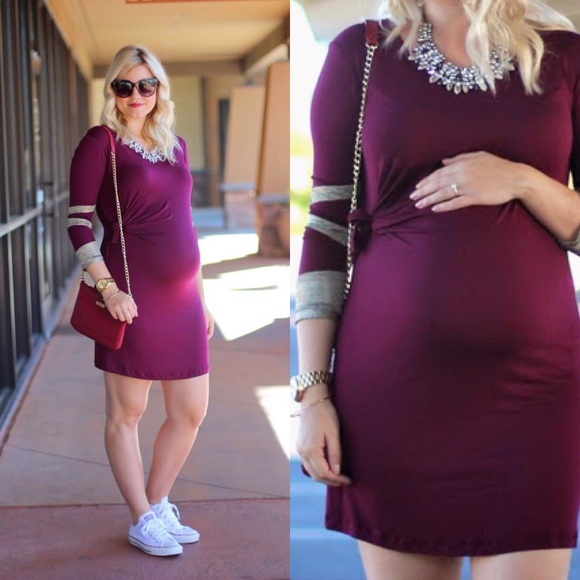 SOLD IN BUNDLE chic Maternity dress