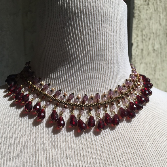 Beaded Necklace & Earring Set