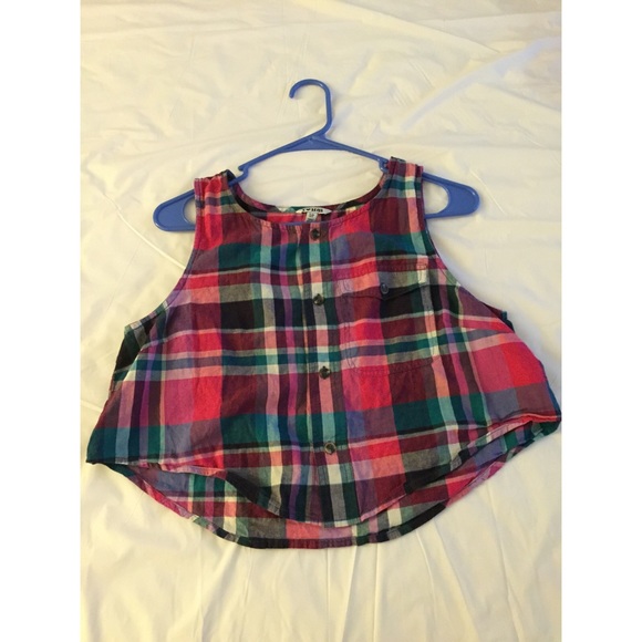 Plaid top