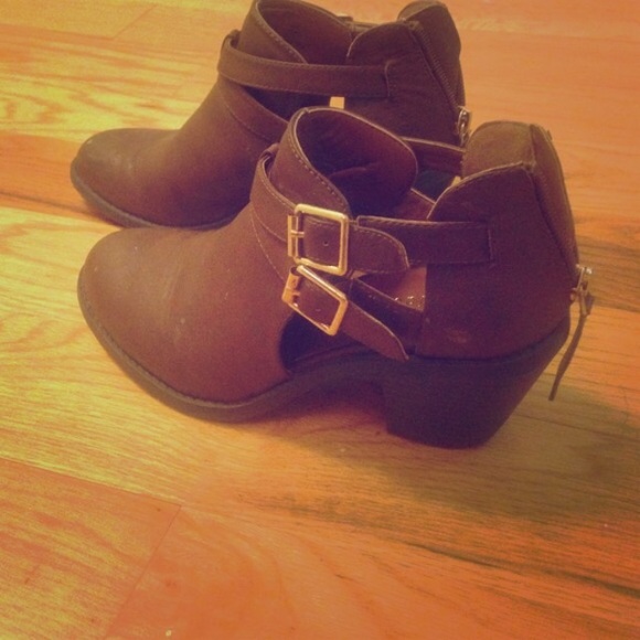 brown booties (OFFERS WELCOME)