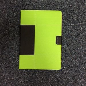 iPad cover lime green