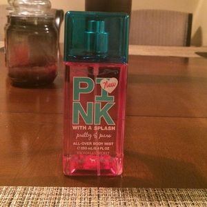 Pink body mist