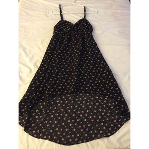 Floral high low dress