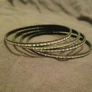 Silver bangles