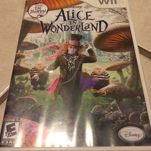 Alice and wonderland wii game