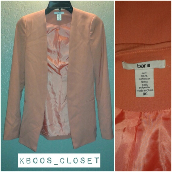 Beautiful bar III brand blazer!!