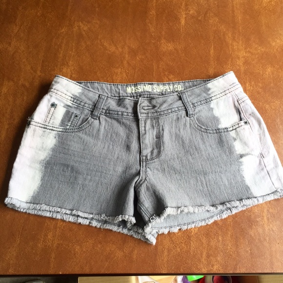 Grey and white shorts