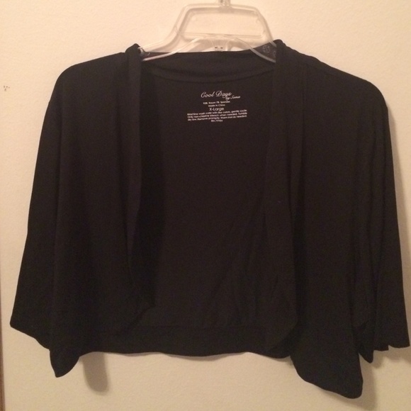 Black short jacket