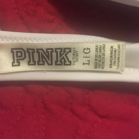 VICTORIA'S SECRET white swimsuit bikini top - Picture 3 of 5