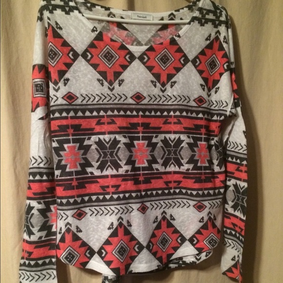 Tribal Print Long Sleeve