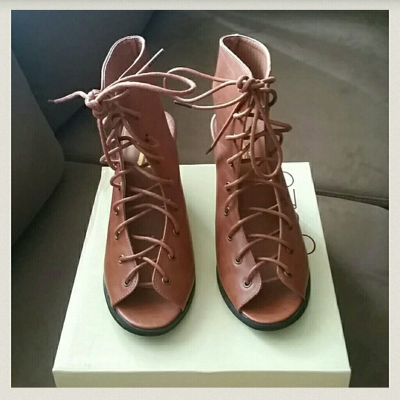 Lace up heels
