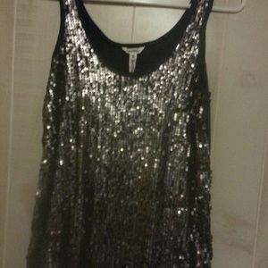 Sequins tank top NWOT