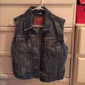 denim vest