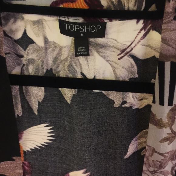 TopShop flower and bird kimono - Picture 2 of 4