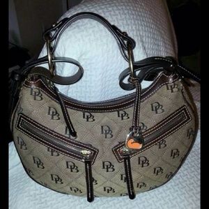Dooney and Bourke East West Zip Sac Hobo Bag