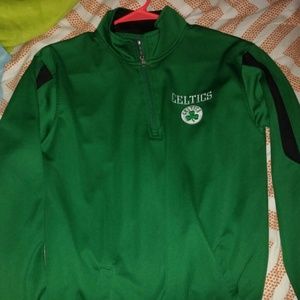 Celtics quarter zip sweatshirt