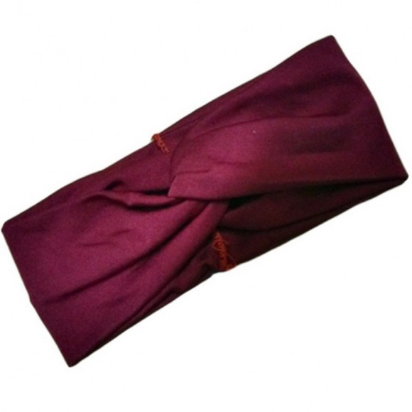 2/$20 • Twisted Knot Headwrap in Burgundy - Picture 3 of 4