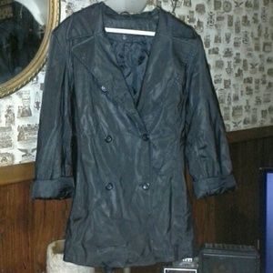 Black buttoned jacket