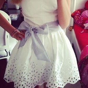 White hollister dress