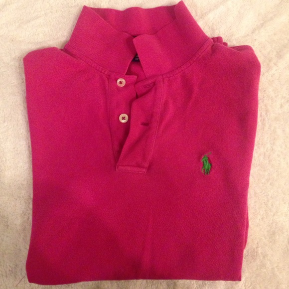 Ralph Lauren Fuchsia Skinny Polo - Picture 2 of 4