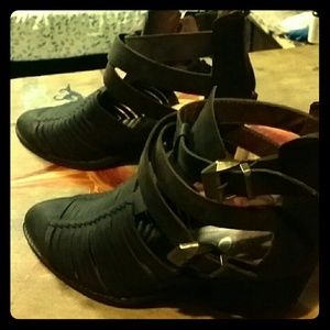 Jeffrey Campbell gladiator bootie