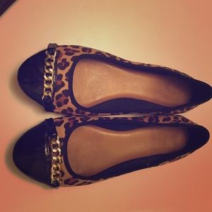 Cheetah print flats