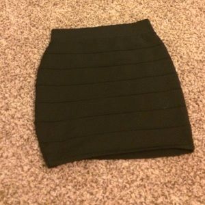 Black pencil skirt
