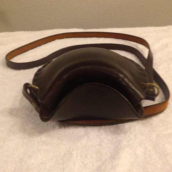 VINTAGE dark brown leather purse - Picture 2 of 4