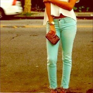 A&E mint jeans