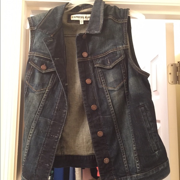 Express Denim Vest