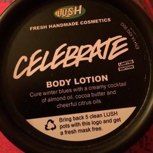 Lush Celebrate body lotion