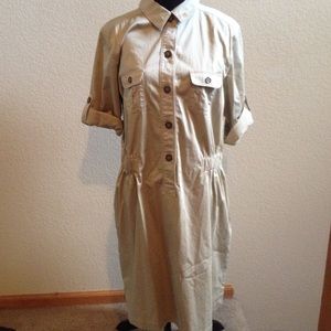 Adorable khaki dress