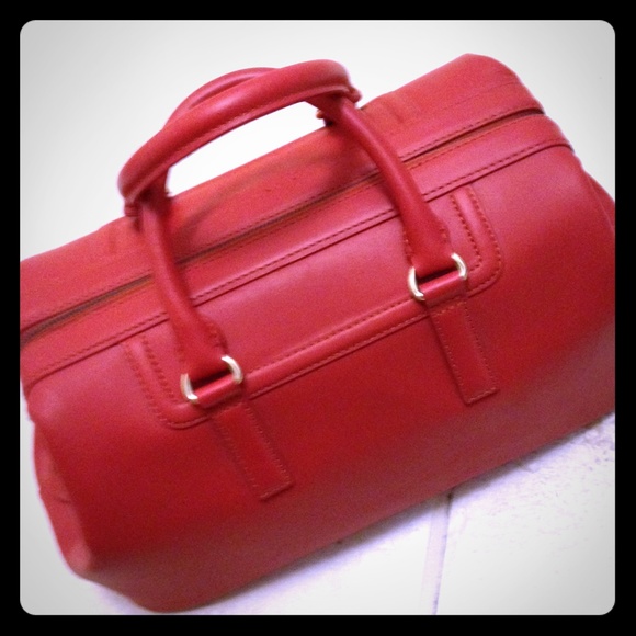 Red leather "Doctor Bag"