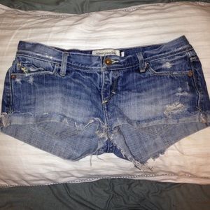 Denim shorts