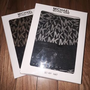 Michael Kors Hat and Scarf Set