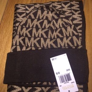Michael Kors Scarf and Hat Set