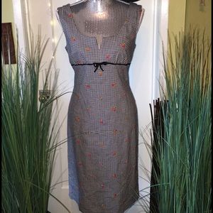 Gingham & Floral Dress