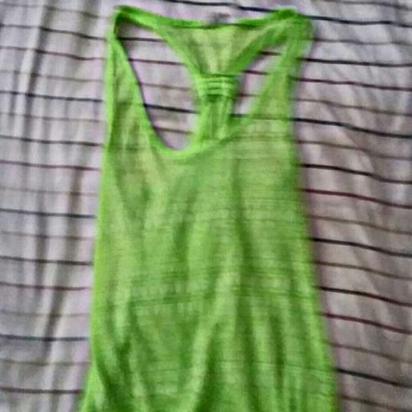 Lime green tank