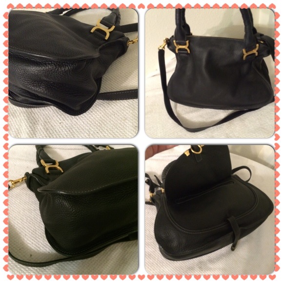 Chloe Marcie medium satchel off black - Picture 2 of 4