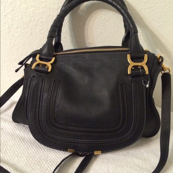 Chloe Marcie medium satchel off black - Picture 4 of 4